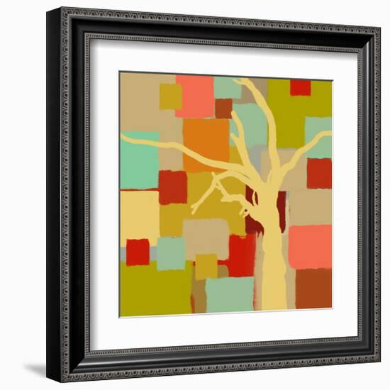 Yellow Tree I-Yashna-Framed Art Print