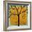 Yellow Tree of Life-Blenda Tyvoll-Framed Art Print