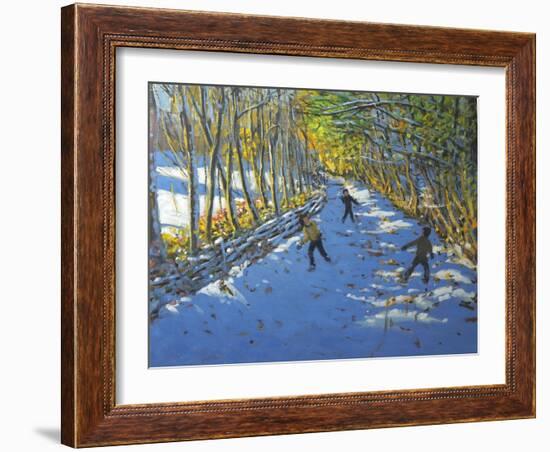 Yellow Trees, Allestree Park, 2012-Andrew Macara-Framed Giclee Print