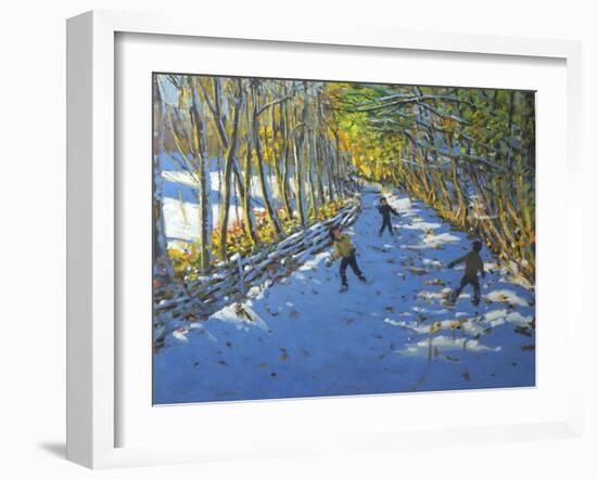 Yellow Trees, Allestree Park, 2012-Andrew Macara-Framed Giclee Print