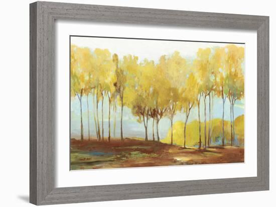 Yellow trees-Allison Pearce-Framed Premium Giclee Print