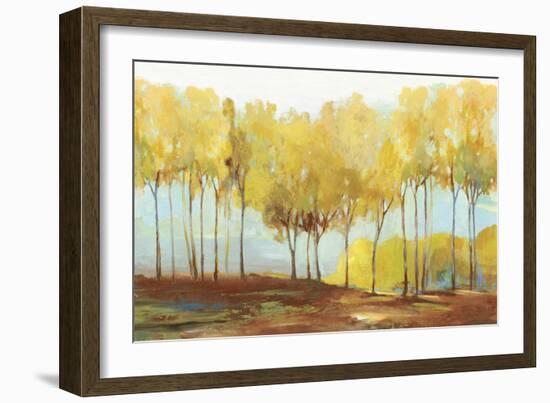 Yellow trees-Allison Pearce-Framed Premium Giclee Print