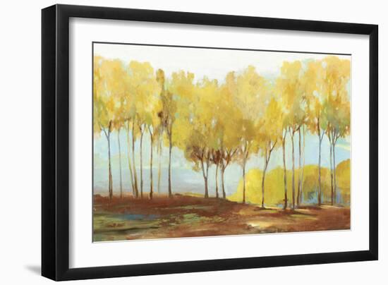 Yellow trees-Allison Pearce-Framed Premium Giclee Print