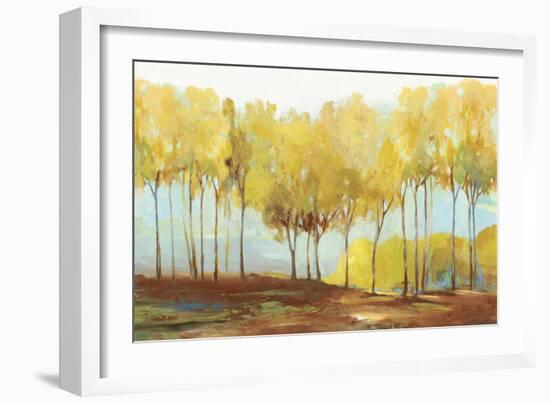 Yellow trees-Allison Pearce-Framed Premium Giclee Print