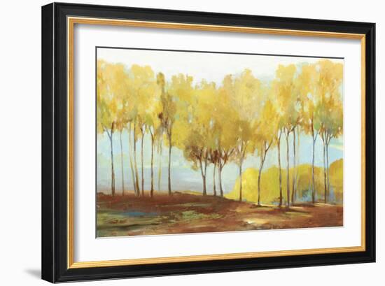 Yellow trees-Allison Pearce-Framed Premium Giclee Print