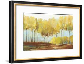 Yellow trees-Allison Pearce-Framed Art Print