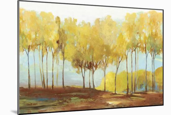 Yellow trees-Allison Pearce-Mounted Art Print