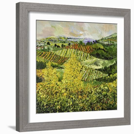 Yellow Trees-Allan P. Friedlander-Framed Art Print