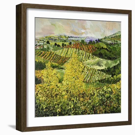 Yellow Trees-Allan P. Friedlander-Framed Art Print