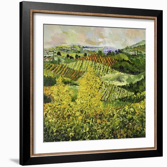 Yellow Trees-Allan P. Friedlander-Framed Art Print