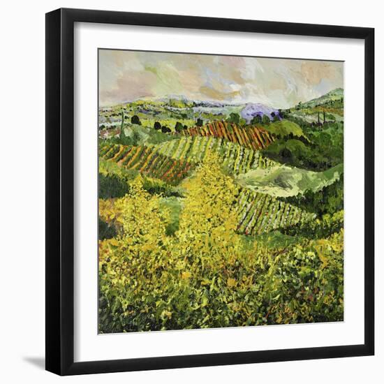 Yellow Trees-Allan P. Friedlander-Framed Art Print