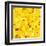 Yellow Triangles Seamless Pattern-art_of_sun-Framed Art Print