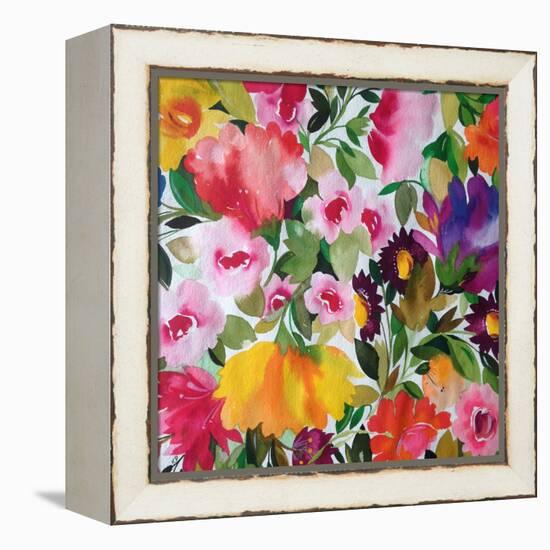 Yellow Tulip-Kim Parker-Framed Premier Image Canvas