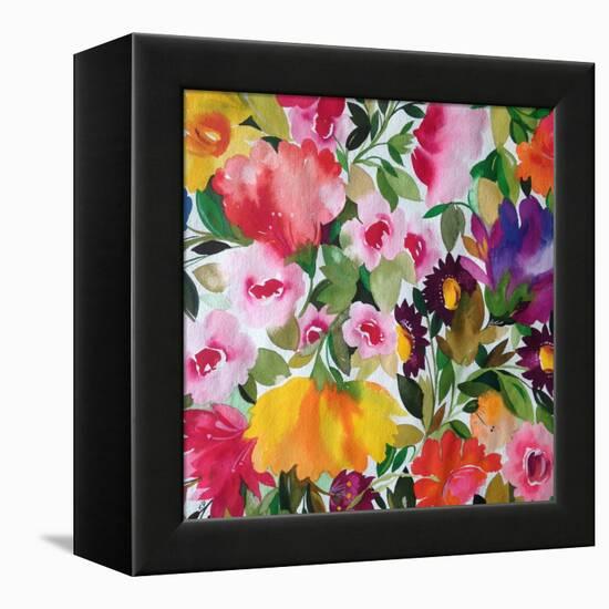 Yellow Tulip-Kim Parker-Framed Premier Image Canvas