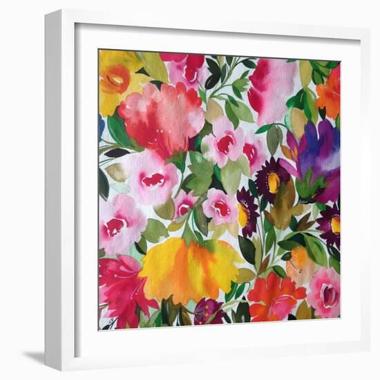 Yellow Tulip-Kim Parker-Framed Giclee Print