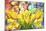 Yellow Tulips Art-Ata Alishahi-Mounted Giclee Print