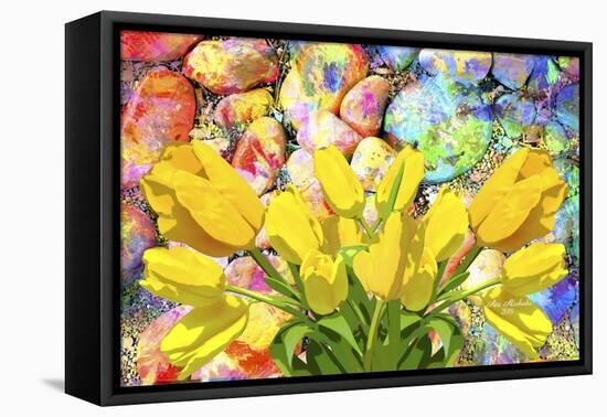 Yellow Tulips Art-Ata Alishahi-Framed Premier Image Canvas