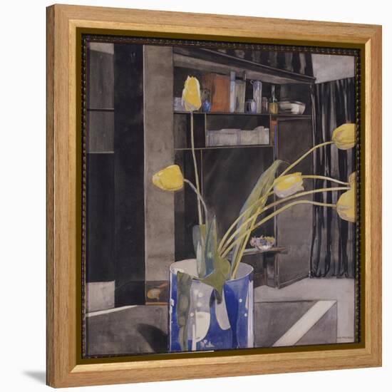 Yellow Tulips, C.1922-23-Charles Rennie Mackintosh-Framed Premier Image Canvas