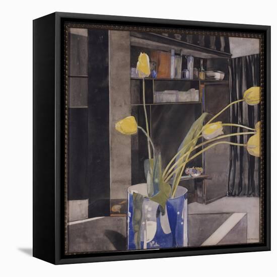 Yellow Tulips, C.1922-23-Charles Rennie Mackintosh-Framed Premier Image Canvas