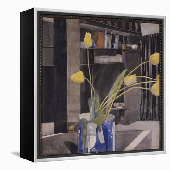 Yellow Tulips, C.1922-23-Charles Rennie Mackintosh-Framed Premier Image Canvas