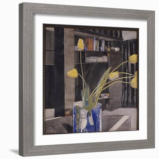 Yellow Tulips, C.1922-23-Charles Rennie Mackintosh-Framed Giclee Print