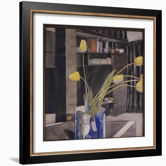 Yellow Tulips, C.1922-23-Charles Rennie Mackintosh-Framed Giclee Print