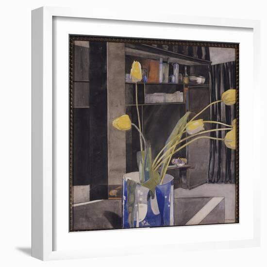 Yellow Tulips, C.1922-23-Charles Rennie Mackintosh-Framed Giclee Print