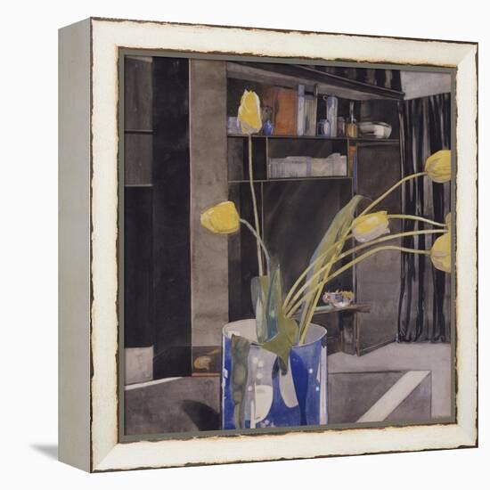 Yellow Tulips-Charles Rennie Mackintosh-Framed Premier Image Canvas