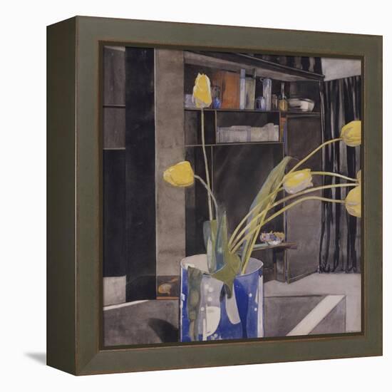 Yellow Tulips-Charles Rennie Mackintosh-Framed Premier Image Canvas