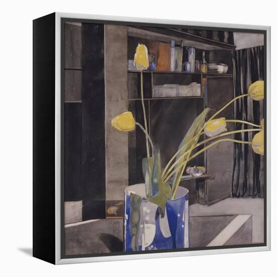 Yellow Tulips-Charles Rennie Mackintosh-Framed Premier Image Canvas