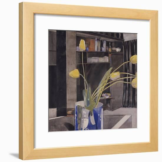 Yellow Tulips-Charles Rennie Mackintosh-Framed Giclee Print