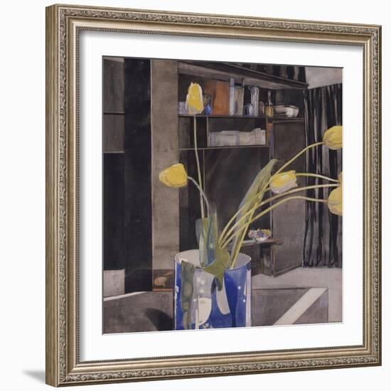 Yellow Tulips-Charles Rennie Mackintosh-Framed Giclee Print