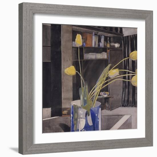 Yellow Tulips-Charles Rennie Mackintosh-Framed Giclee Print