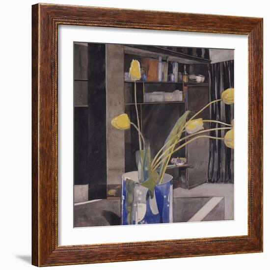 Yellow Tulips-Charles Rennie Mackintosh-Framed Giclee Print