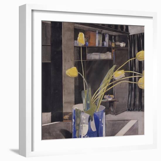 Yellow Tulips-Charles Rennie Mackintosh-Framed Giclee Print