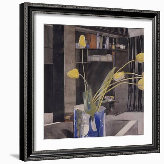 Yellow Tulips-Charles Rennie Mackintosh-Framed Giclee Print