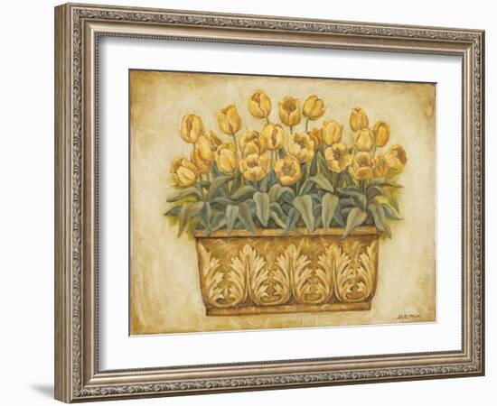 Yellow Tulips-Eva Misa-Framed Art Print