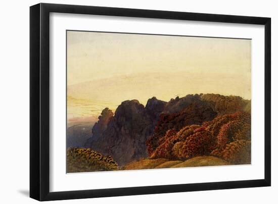 Yellow Twilight-Samuel Palmer-Framed Giclee Print