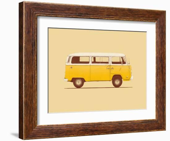 Yellow Van-Florent Bodart-Framed Art Print