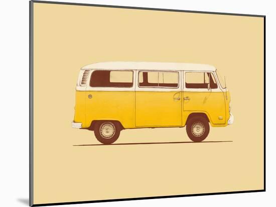 Yellow Van-Florent Bodart-Mounted Art Print