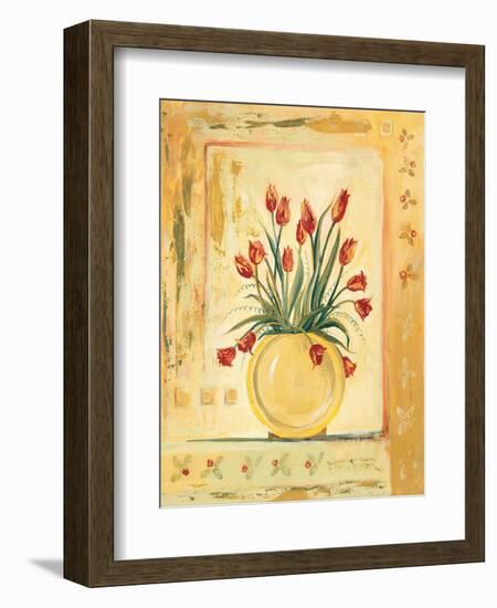 Yellow Vase-Gregory Gorham-Framed Art Print