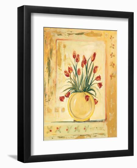 Yellow Vase-Gregory Gorham-Framed Art Print