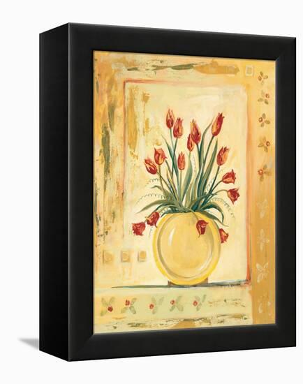 Yellow Vase-Gregory Gorham-Framed Stretched Canvas