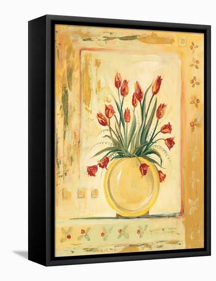 Yellow Vase-Gregory Gorham-Framed Stretched Canvas