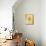 Yellow Vase-Gregory Gorham-Mounted Art Print displayed on a wall