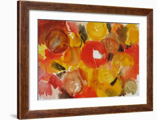 Yellow, Vermilion-Ernst  Wilhelm Nay-Framed Collectable Print