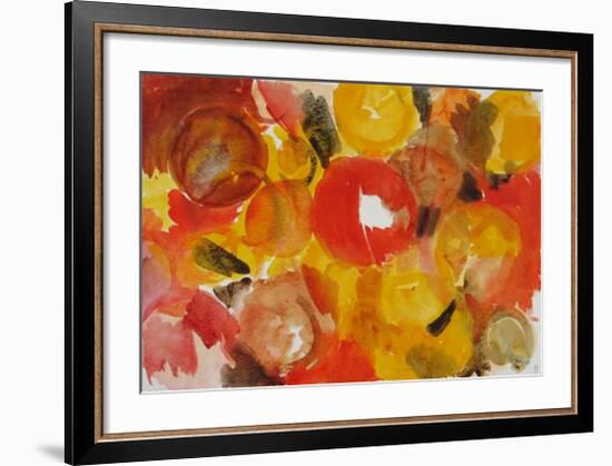 Yellow, Vermilion-Ernst  Wilhelm Nay-Framed Collectable Print