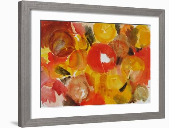 Yellow, Vermilion-Ernst  Wilhelm Nay-Framed Collectable Print