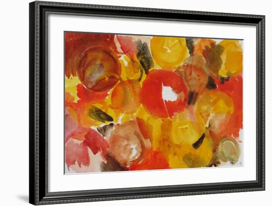 Yellow, Vermilion-Ernst  Wilhelm Nay-Framed Collectable Print