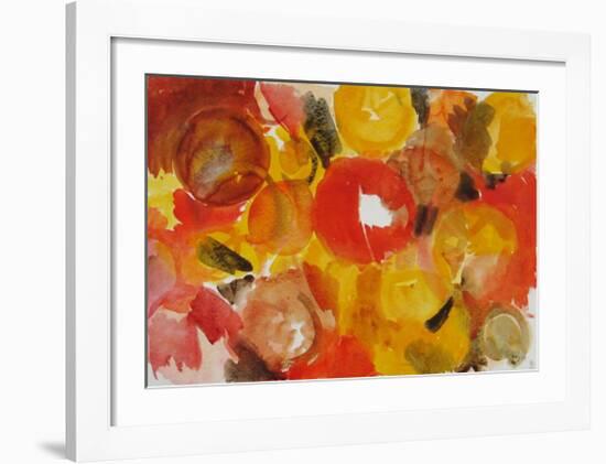 Yellow, Vermilion-Ernst  Wilhelm Nay-Framed Collectable Print